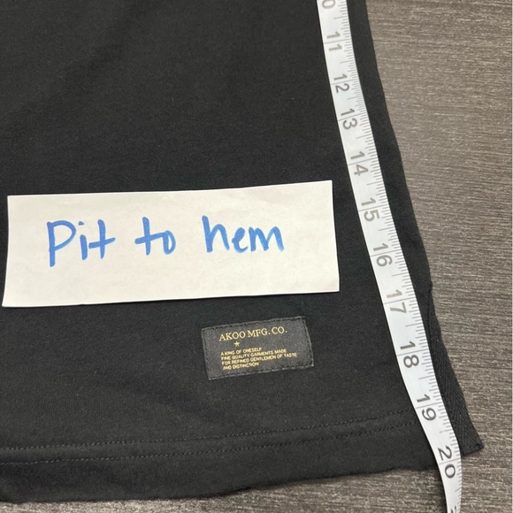 AKOO Men's Graphic T-Shirt Black Leopard Embroidered City Of God Crew Size: XXL - Picture 12 of 12